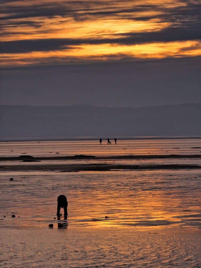 sunset at West Kirby Beach 1