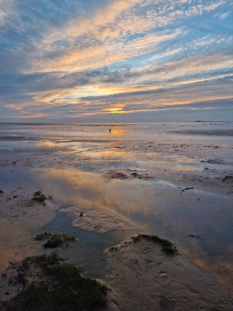 sunset at West Kirby Beach 2
